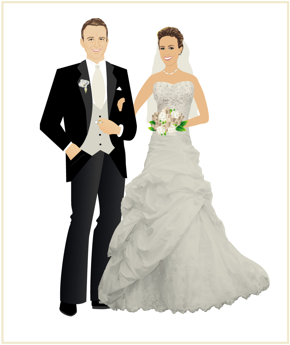 Wedding ClipArt Bride And Groom