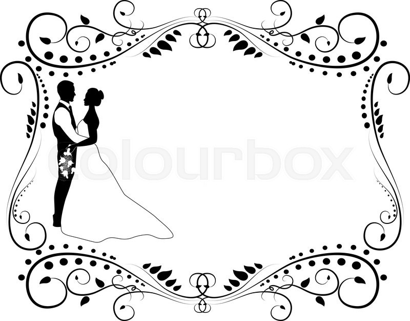 Collection of 'Bride and groom silhouette clip art'. Download more.