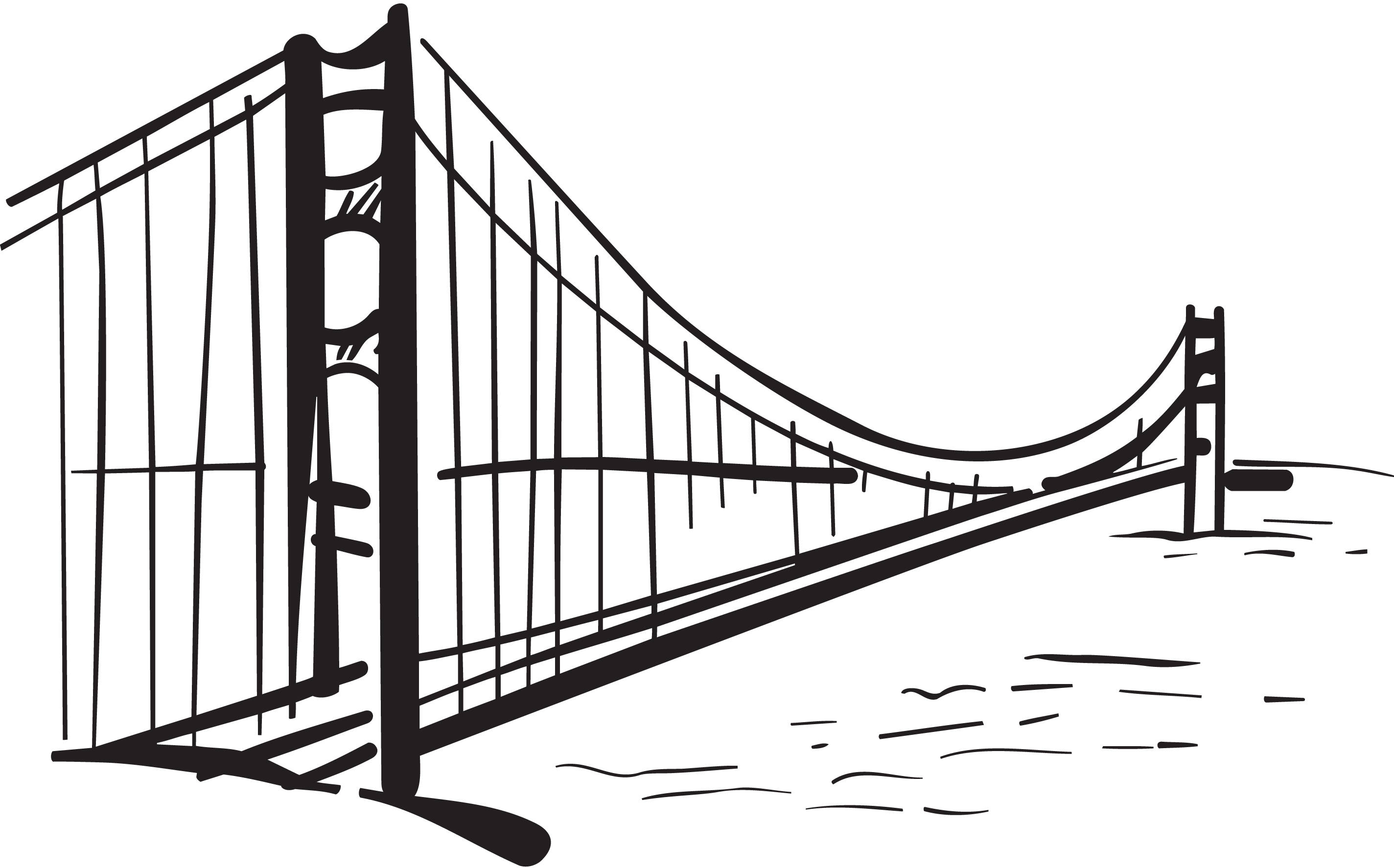 golden gate bridge drawing clipart 10 free Cliparts | Download images