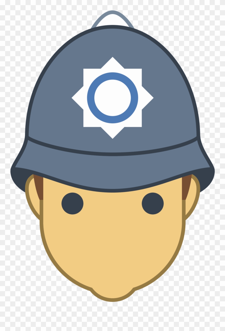 British Police Officer Icon.