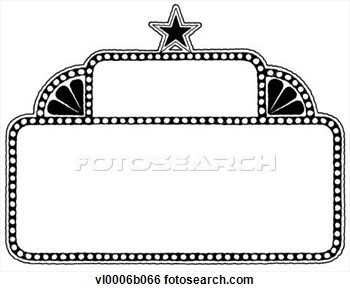 Pix For > Marquee Border Clipart.
