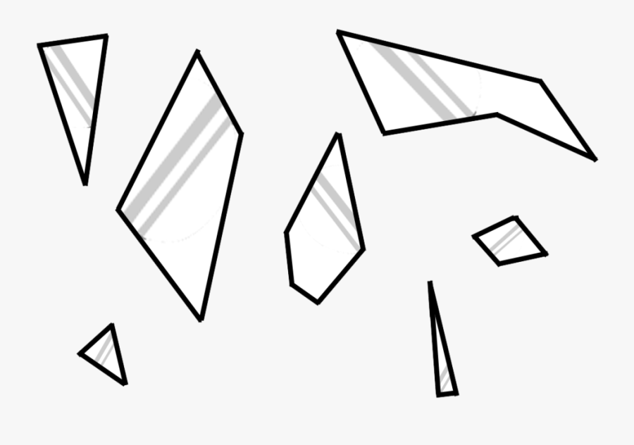 Collection Of Broken Glass Shards High Clipart , Png.