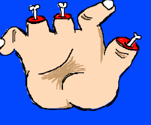 typing fingers clip art