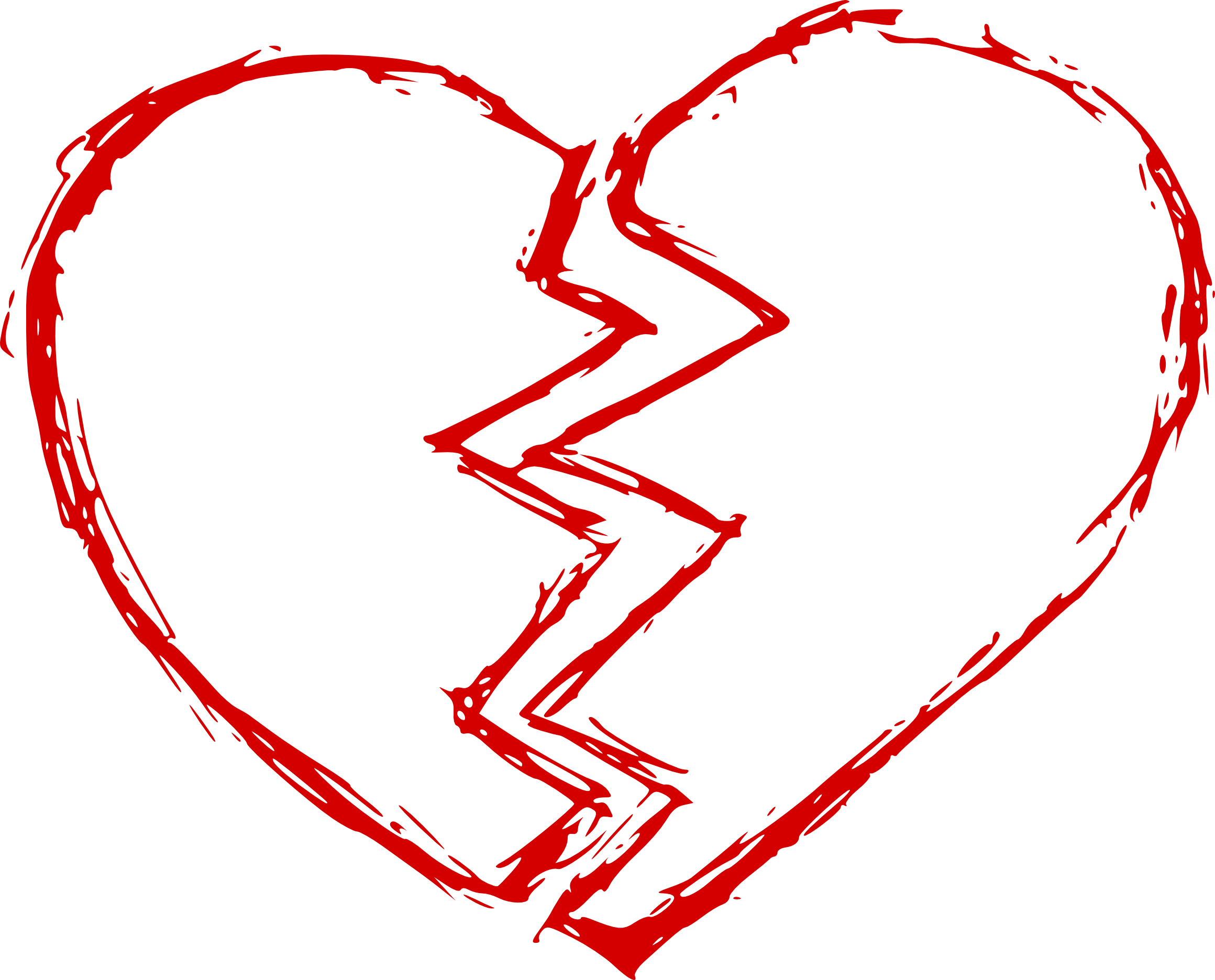 Broken Heart PNG Clipart #45699.