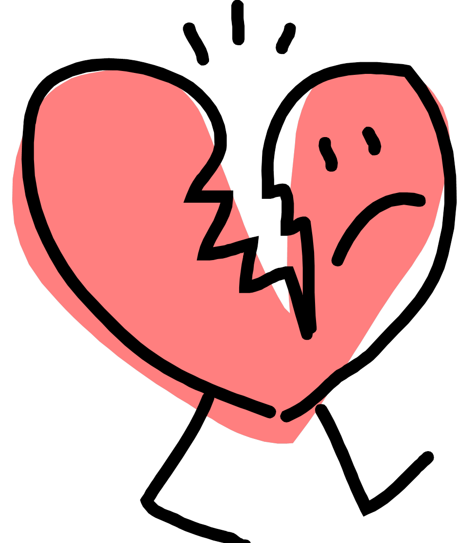 Broken Heart Clipart.