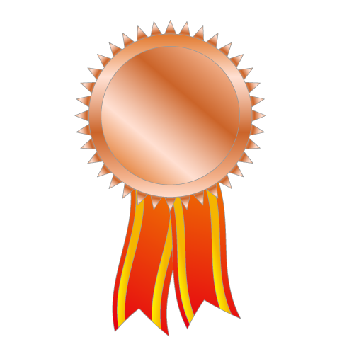 Bronze medal clipart free.