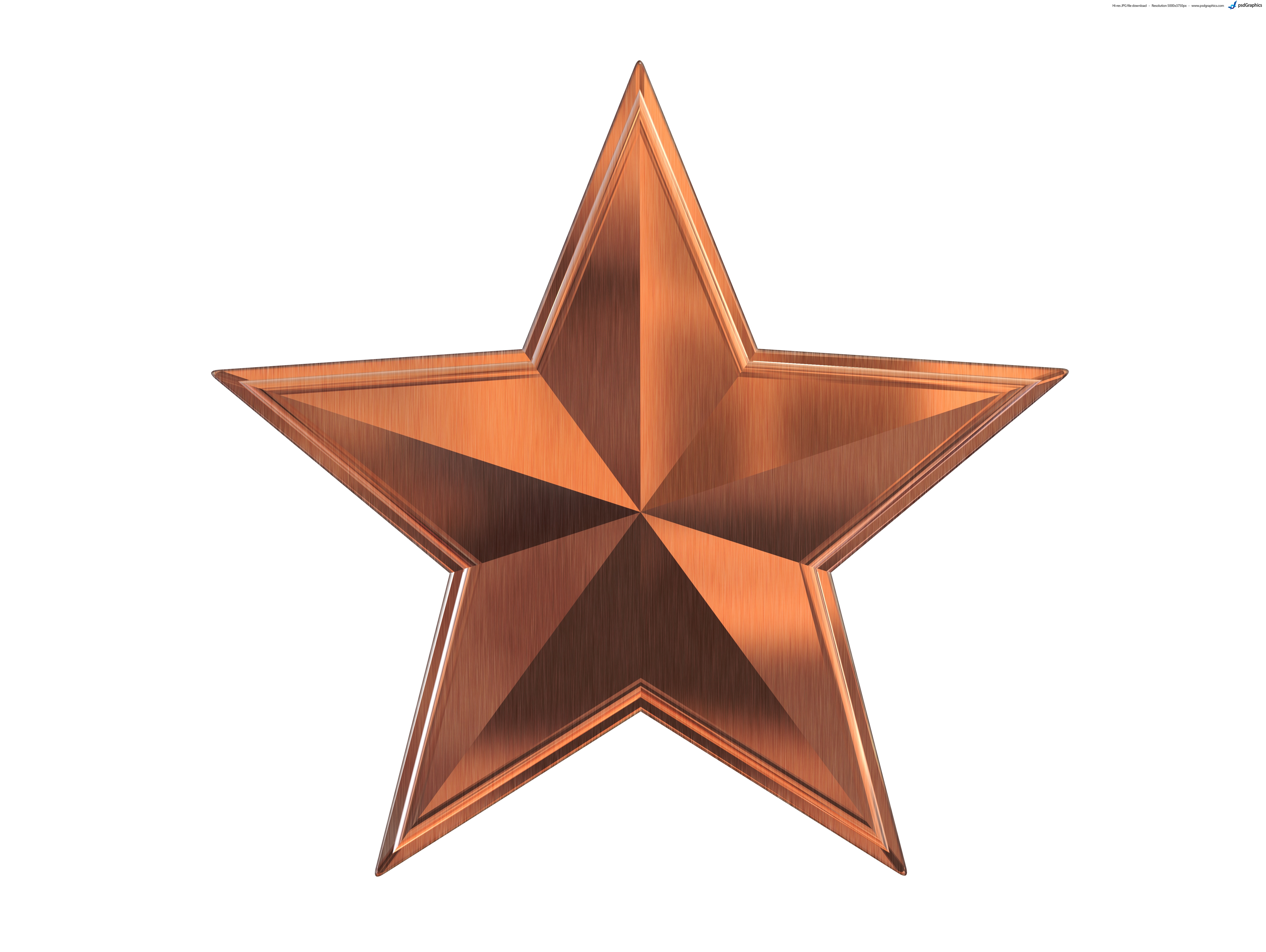 Bronze Star Clipart.