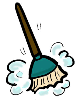 Mop And Broom Clipart.