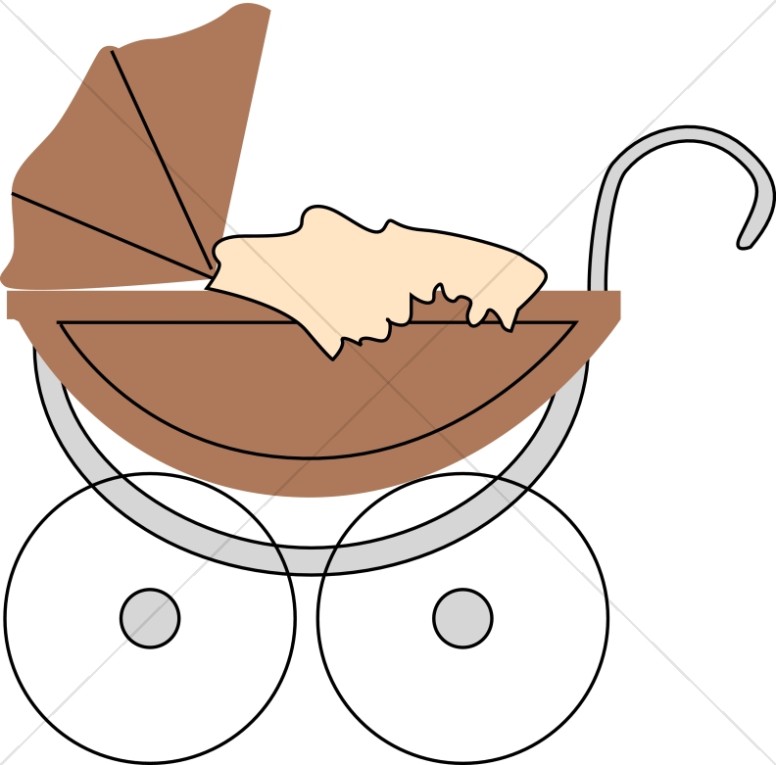 Brown Baby Buggy.