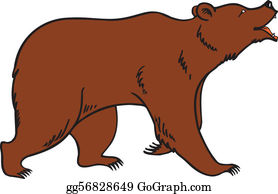Brown Bear Clip Art.
