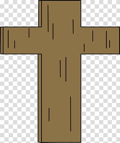 Christian cross , brown cross transparent background PNG.