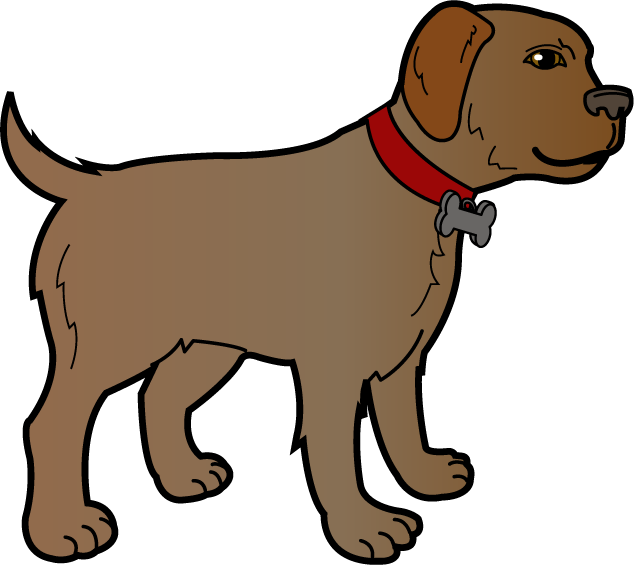 Brown Dog Clipart.