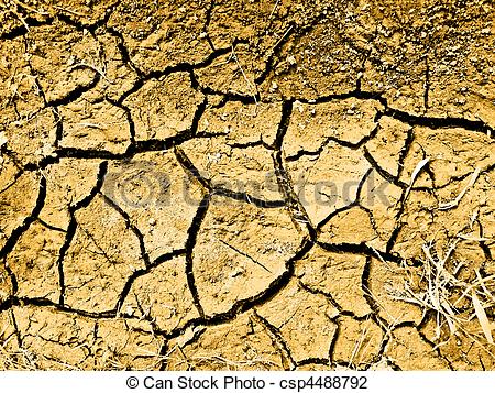 Clip Art of dry land csp4488792.