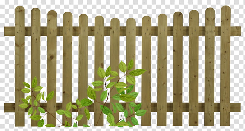 brown wooden fence transparent background PNG clipart.