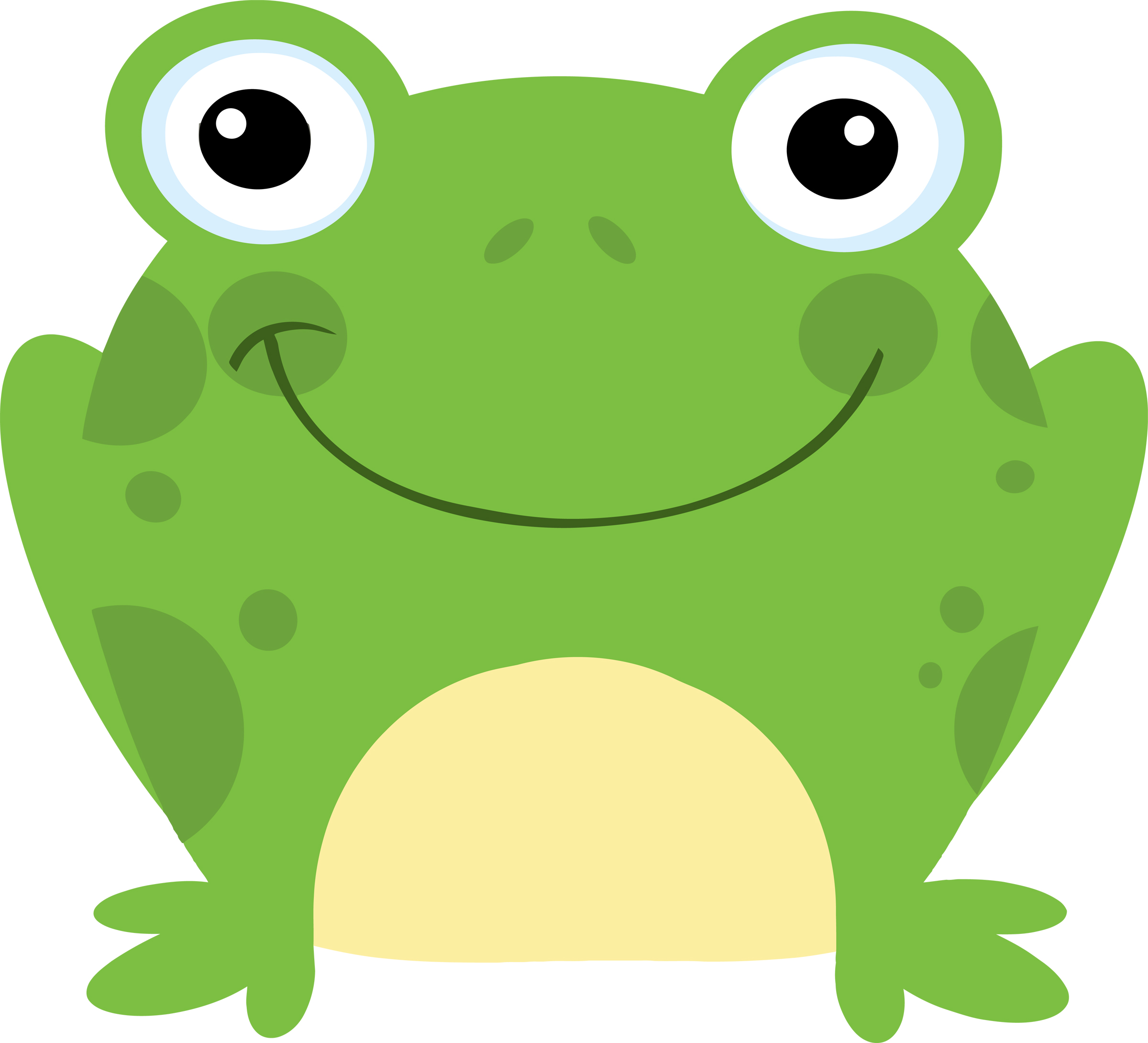 Frog clipart.