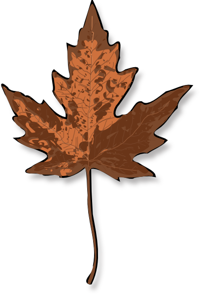 Brown Leaf Clipart.