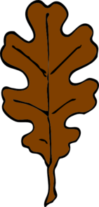 Brown Oak Leaf Clip Art at Clker.com.