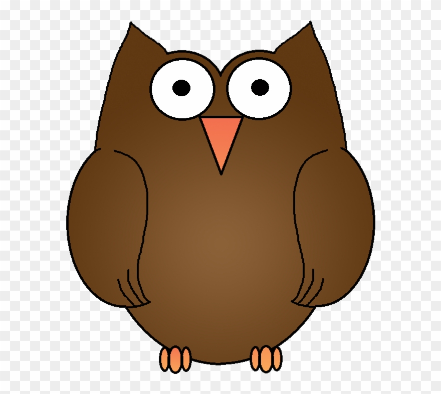 Brown Hawk Owl Clipart Wise Owl.