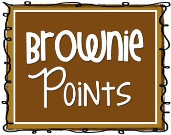 Brownie points clip art.