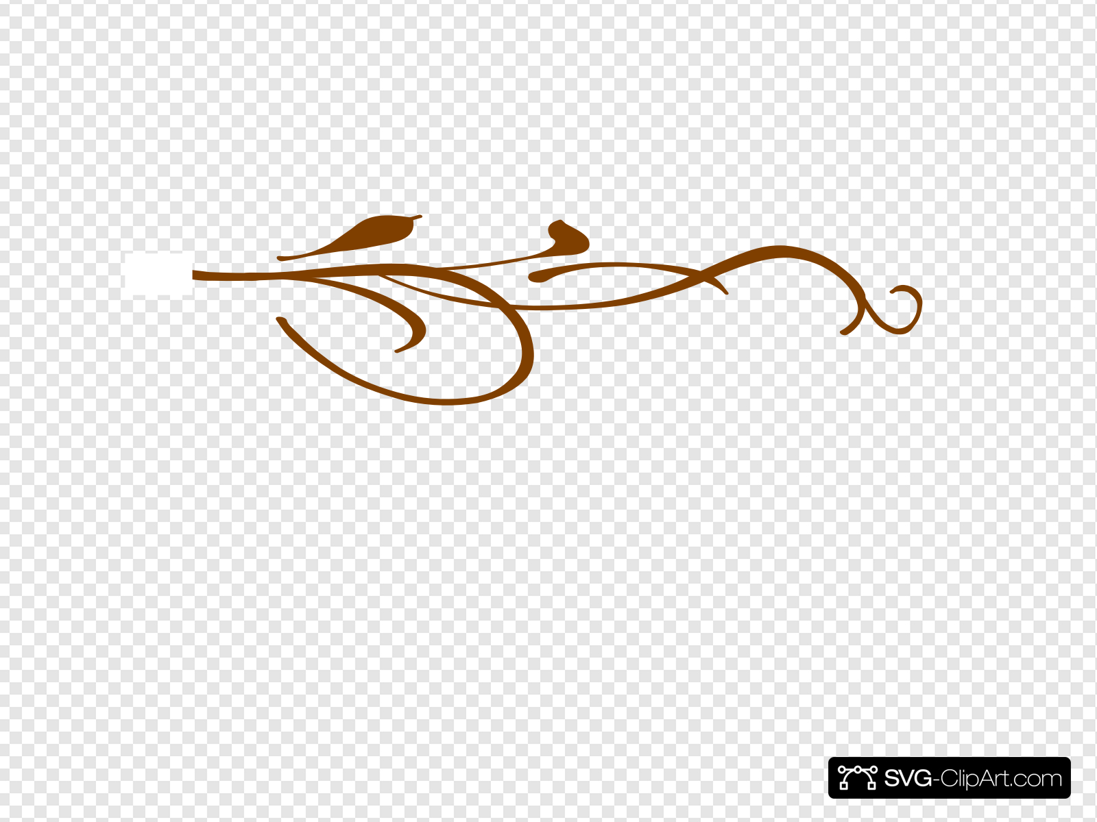 Swirl Brown Top Clip art, Icon and SVG.