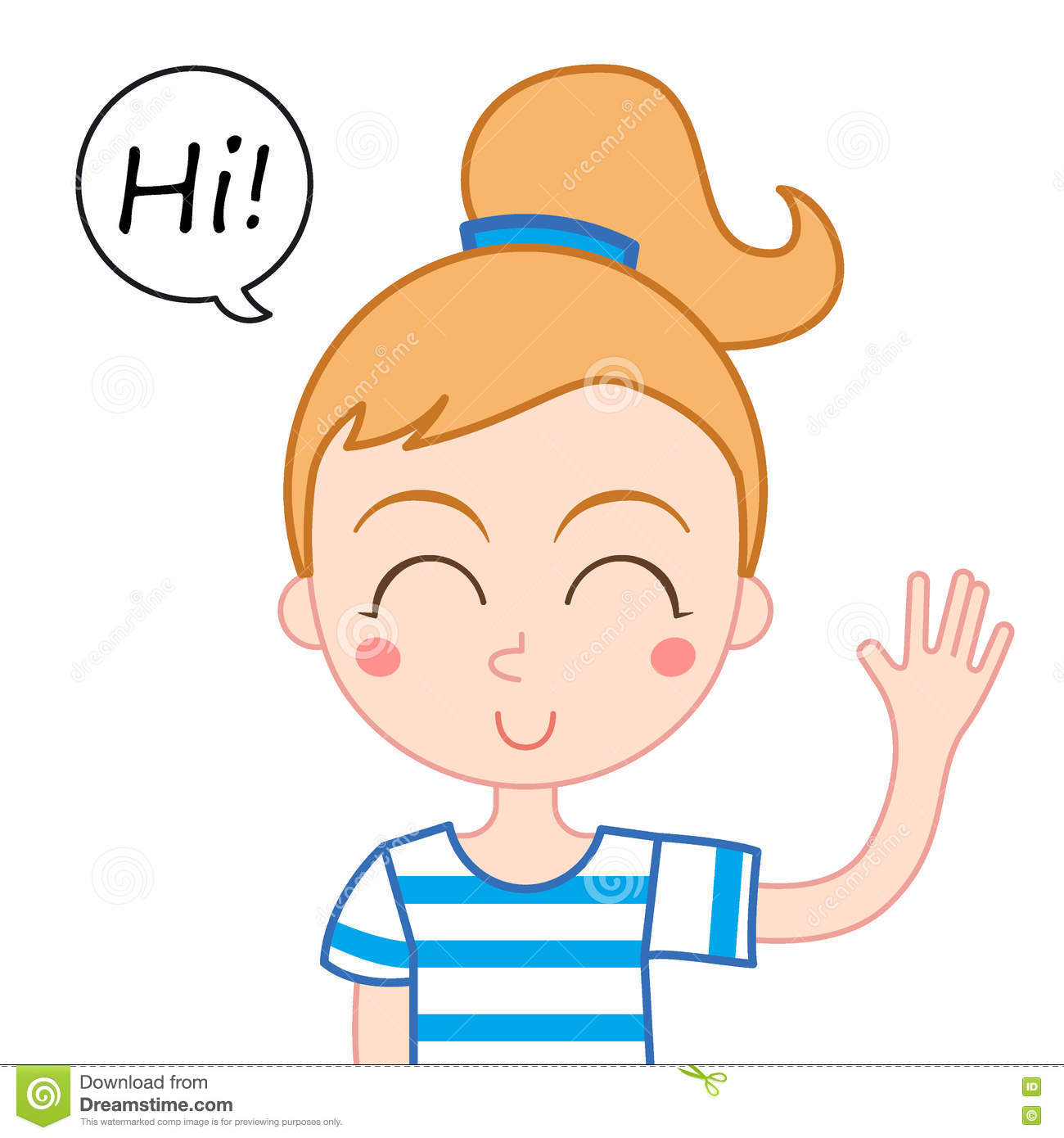 Hallo Bubbel Clipart