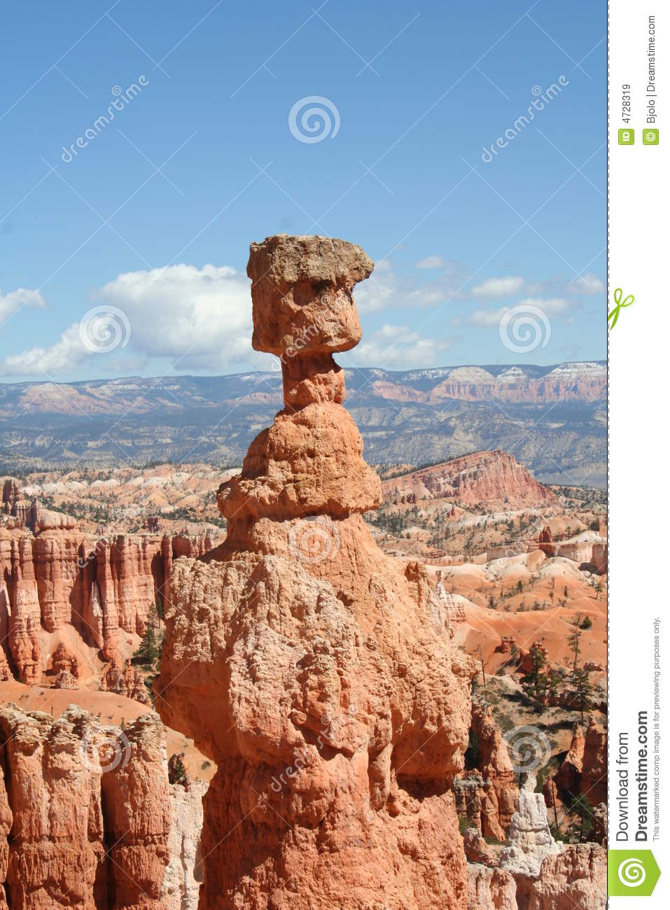 Rock In Bryce Canyon National Park Royalty Free Stock Images.
