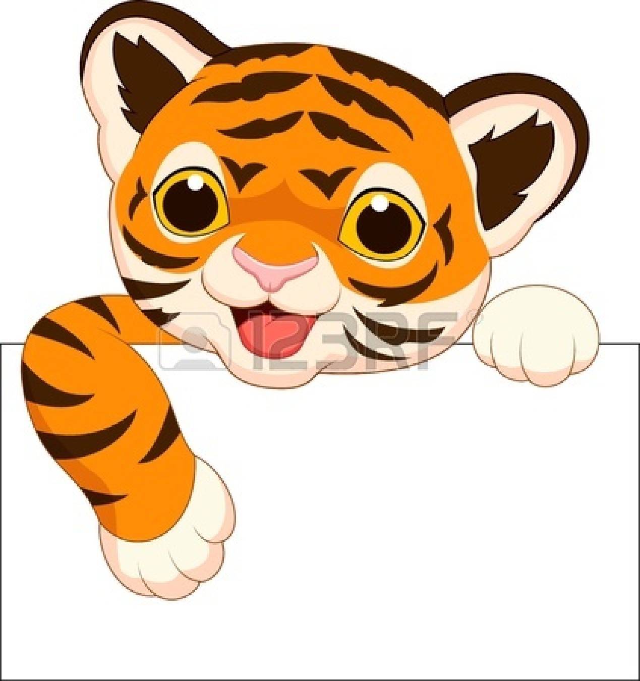 Cartoon Tiger Clipart.