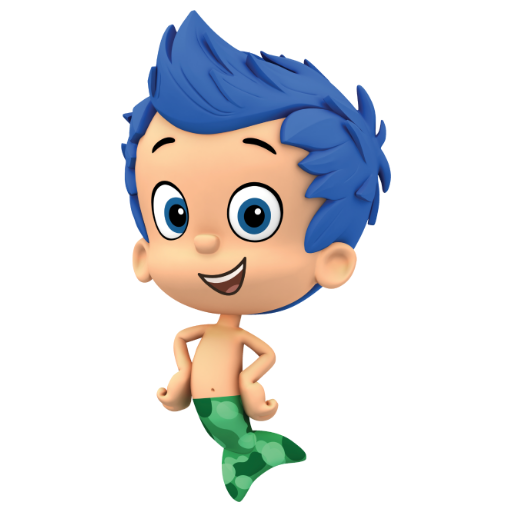 Cartoon Characters: Bubble Guppies PNG pack.