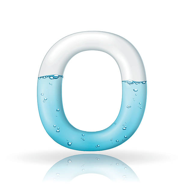 Background Of A O Bubble Letters Clip Art, Vector Images.