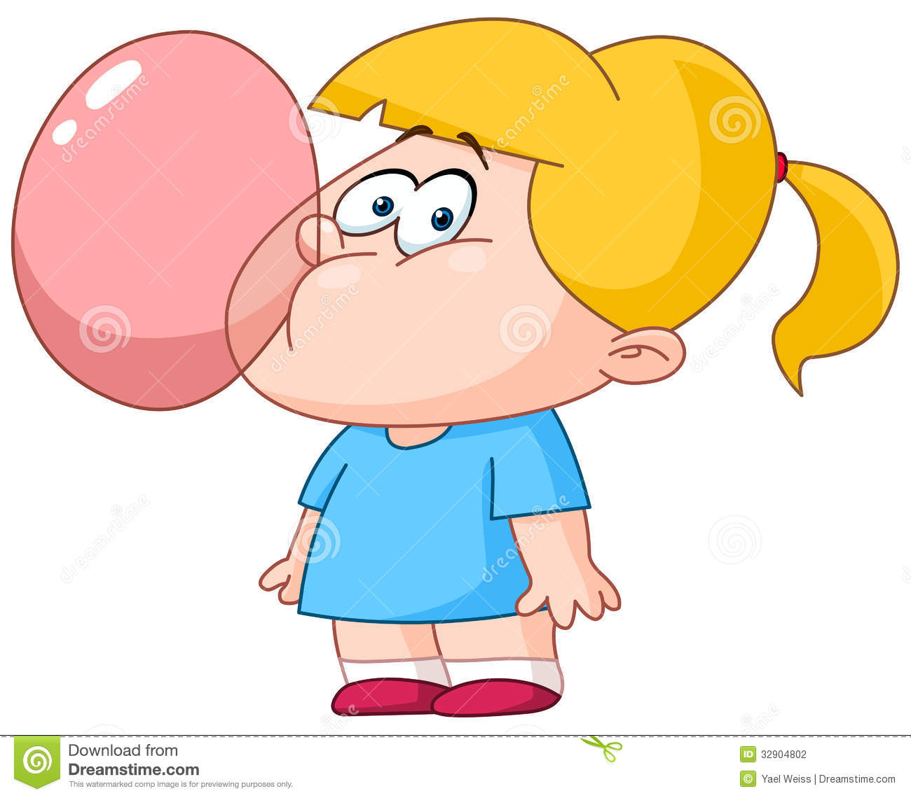 Bubble Gum Bubble Clipart.