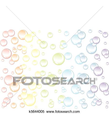 Bubbles background Clipart.