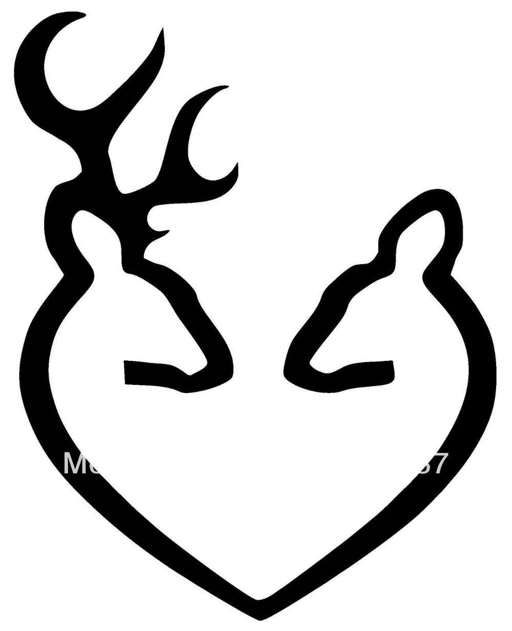 browning symbol Free logo buck and doe heart redemit.