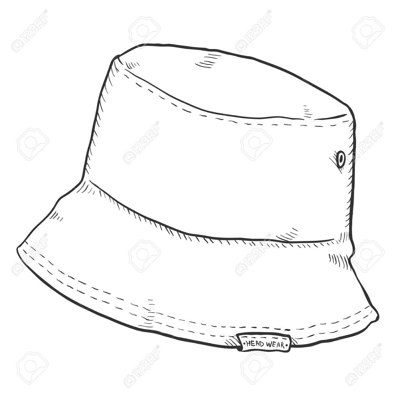 Cartoon Bucket Hat Drawing ~ Bucket Hat Png Vector | Bocadewasuer