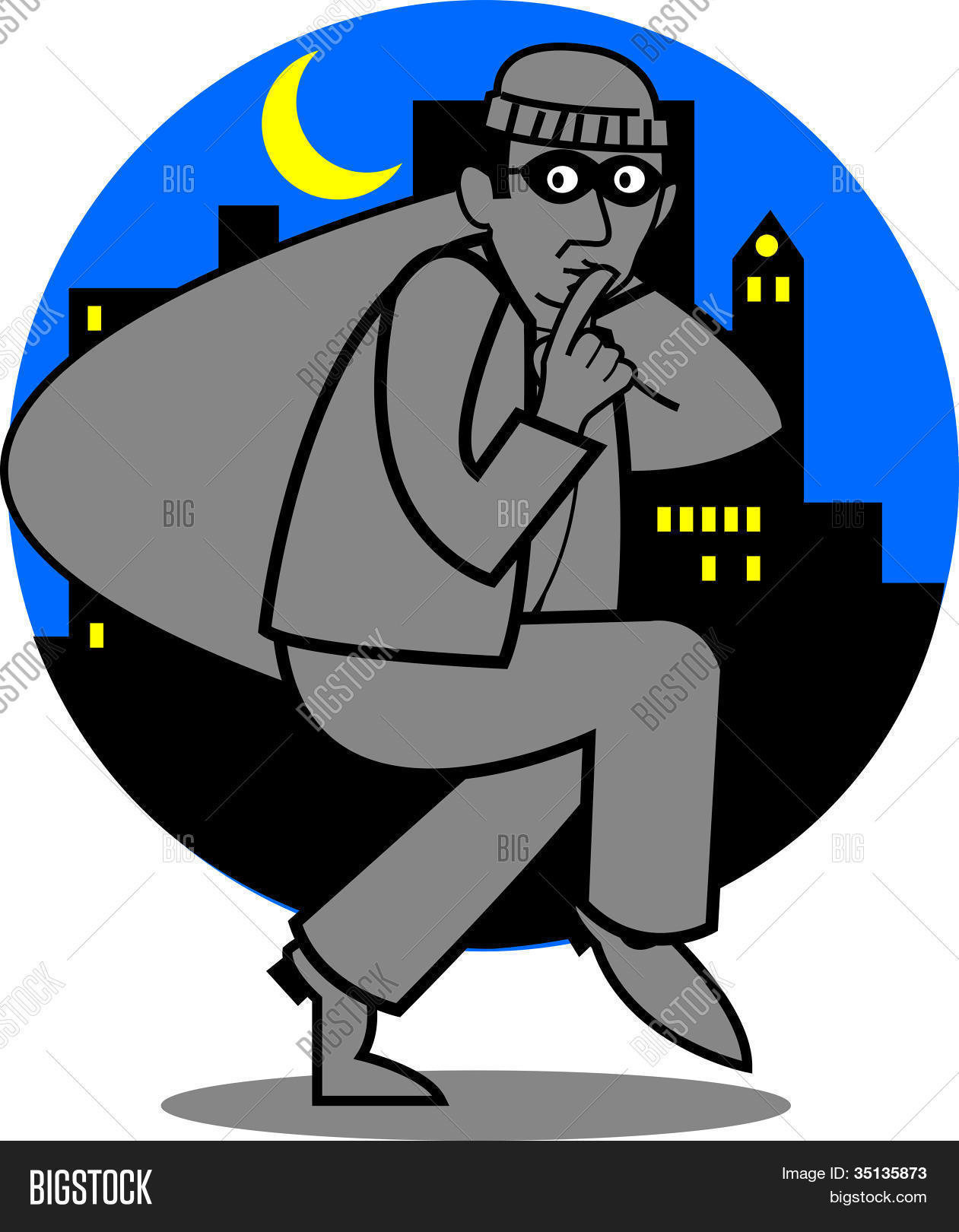 Burglar Clip Art Stock Vector & Stock Photos.