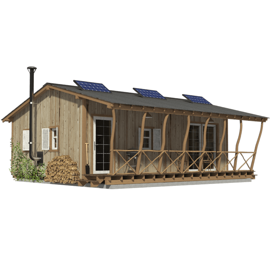 One Room Cabin Plans Madison.