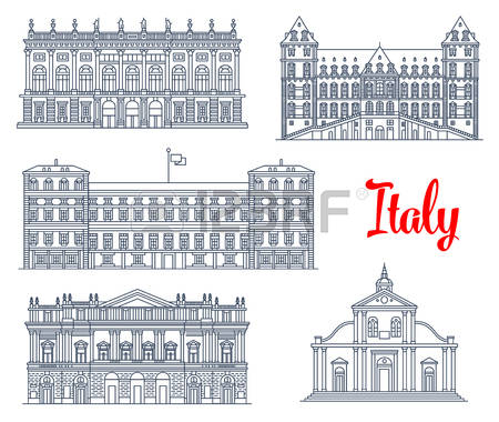 4,708 Italian Architecture Stock Vector Illustration And Royalty.