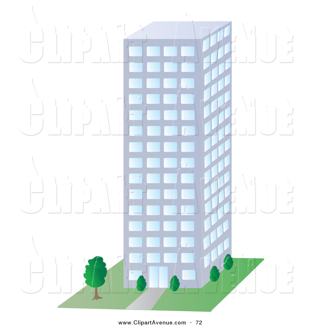 Skyscraper building clipart.