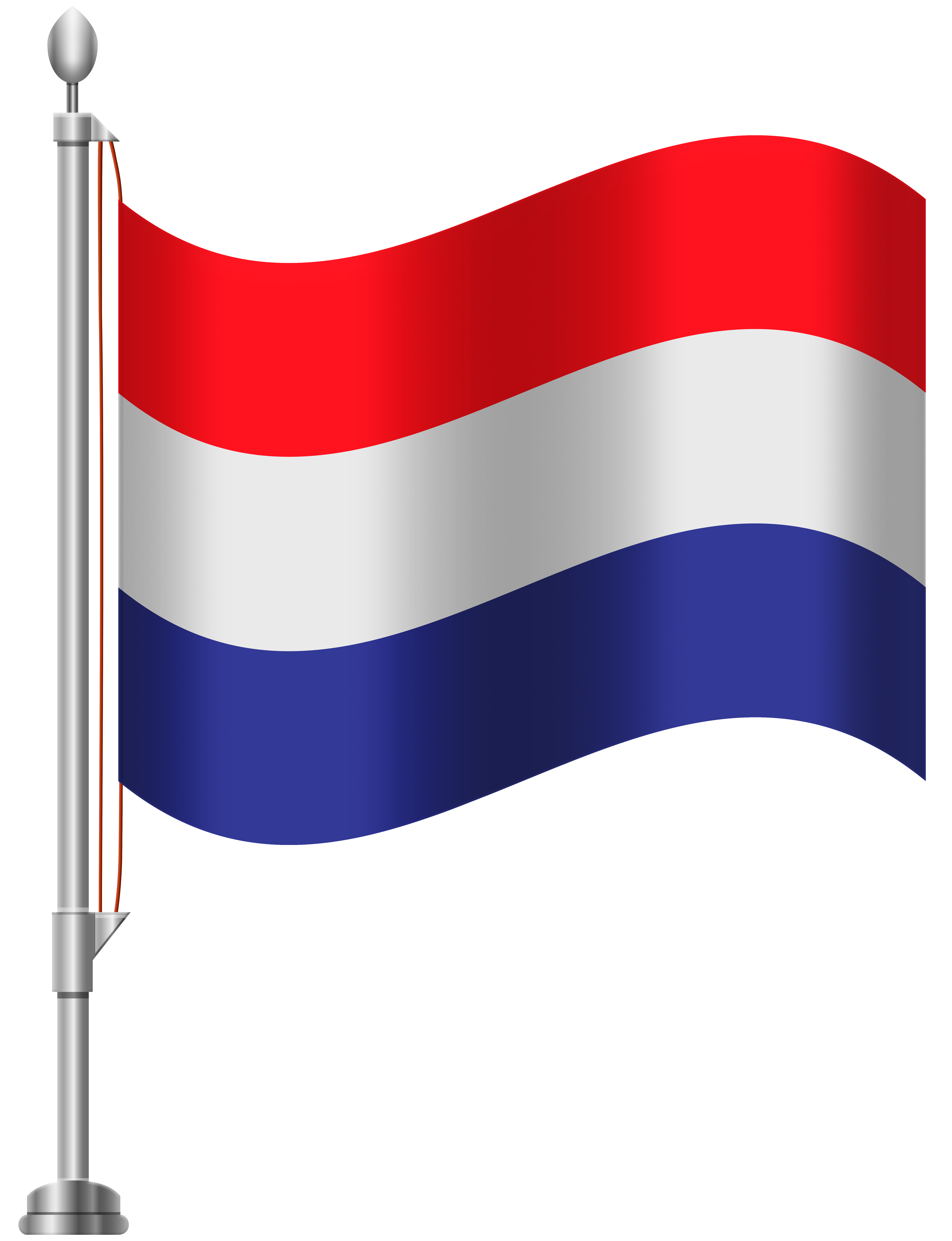 Netherlands Flag PNG Clip Art.