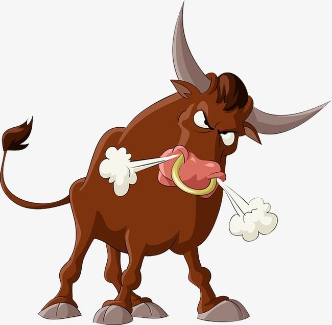 Red Bull, Bull Clipart, Bullfighting, Cartoon Cow PNG.