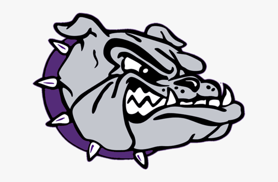 Bulldog Clipart Purple.