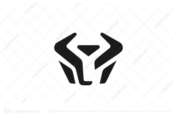 Exclusive Logo 167841, Modern Bull Head Logo.