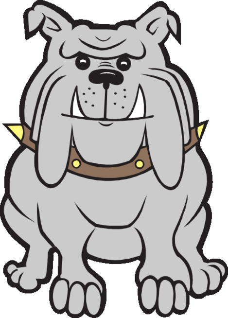 Bulldog And Dog Face Clipart.