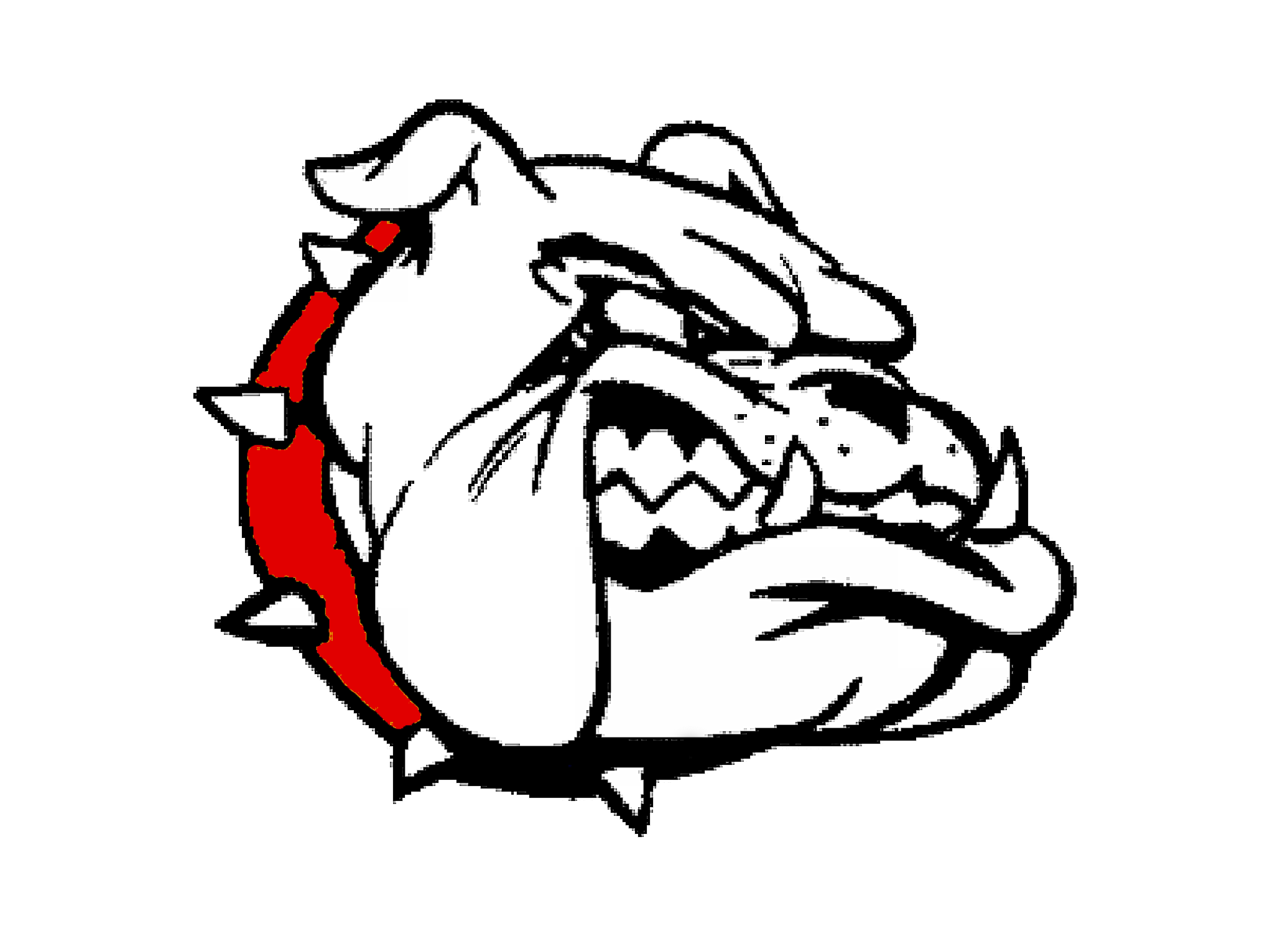 Bulldog Mascot Logo Clip Art N2 free image.