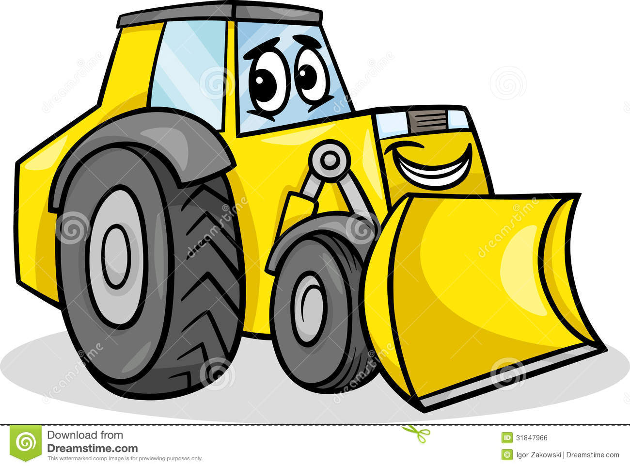 Animated bulldozer clipart.
