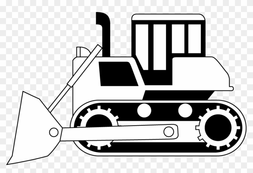 Bulldozer Clipart Black And White 20 Free Cliparts | Download Images On ...