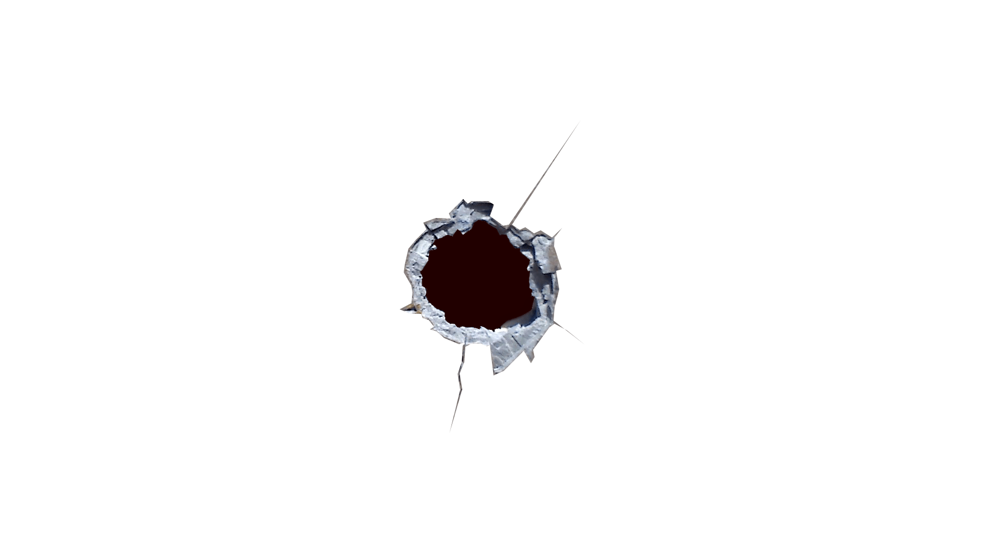 Bullet Hole Sharp transparent PNG.