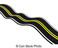 bumpy road clipart