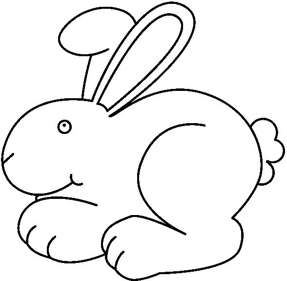 Easter Bunny Clipart Black And White.