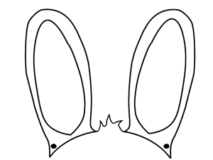 bunny ears clipart black and white 10 free Cliparts | Download images