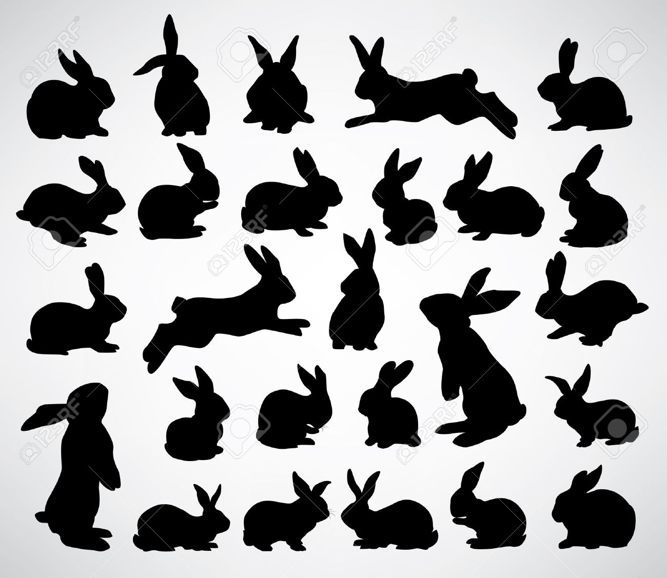 bunny head silhouette clipart 20 free Cliparts | Download images on Clipground 2021